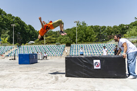 مسابقه قهرمانی پارکور استان البرز