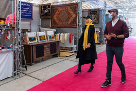 بازدید بانوی کارآفرین کرجی از نخستین نمایشگاه مشاغل خانگی استان البرز