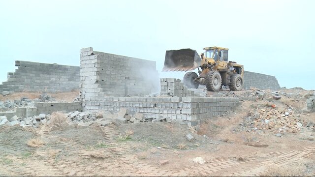 آزاد سازی یک هکتار از اراضی روستای اسماعیل آباد چهار باغ
