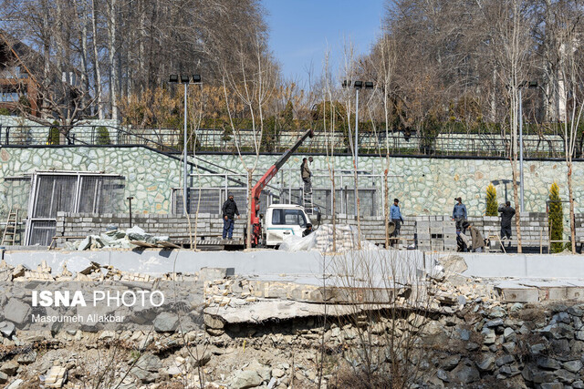 عقب‌نشینی از بستر رودخانه کرج 