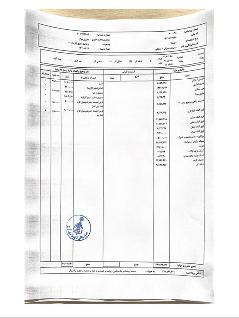 حقوق ۶۳ میلیونی شهردار کرج تکذیب شد/انتشار فیش‌های واقعی