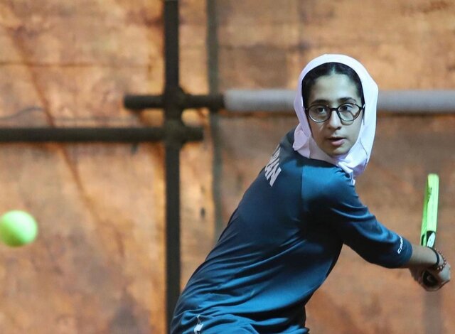 درخشش صبا خیرمنش در مسابقات مقدماتی جهانی تنیس هند