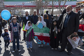 حضور نوجوانان در راهپیمایی ۲۲ بهمن ۱۴۰۲ - کرج