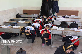 مانور زلزله و ایمنی در مدارس اردبیل برگزار شد
