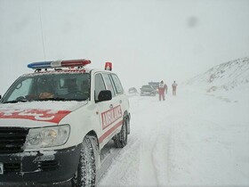 امدادرسانی به ۴۶۵ نفر گرفتار شده در برف و کولاک اردبیل