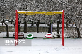 بارش اولین برف سال ۱۴۰۲ در اردبیل