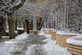 بارش اولین برف سال ۱۴۰۲ در اردبیل