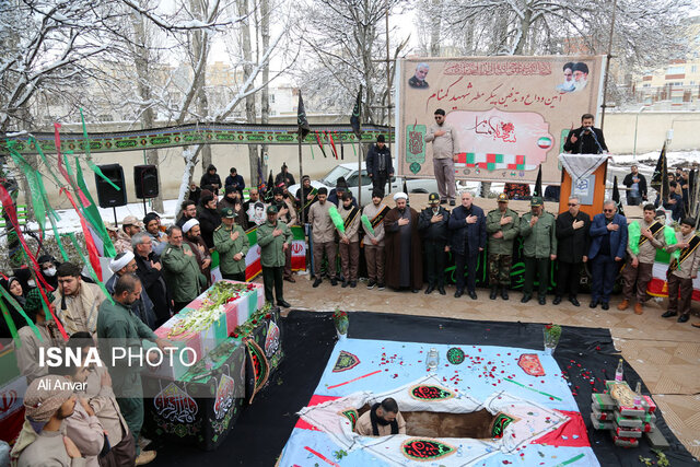 آئین وداع و تدفین شهید گمنام - دانشگاه فرهنگیان اردبیل