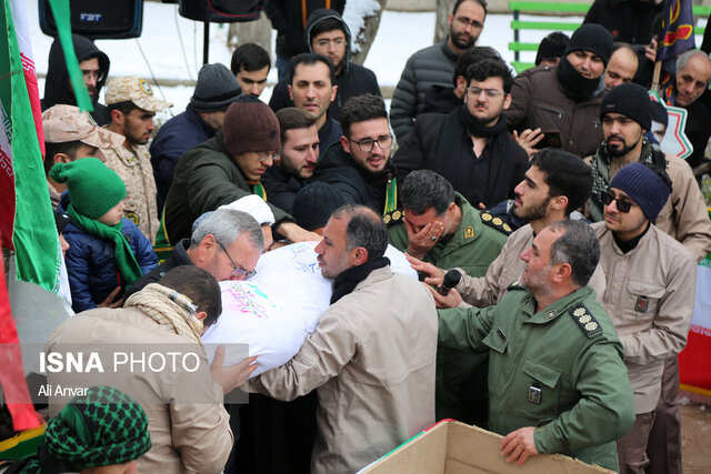 آئین وداع و تدفین شهید گمنام - دانشگاه فرهنگیان اردبیل