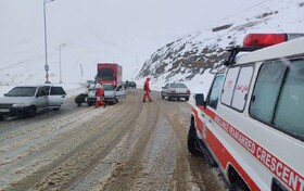امدادرسانی به ۷۱۶ نفر گرفتار شده در برف و کولاک خلخال