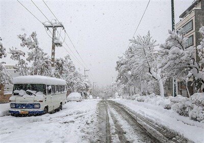 هشدار قرمز هواشناسی برای بارش برف در استان اردبیل