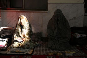 مراسم اعتکاف دانشجویی در مسجد دانشگاه محقق اردبیلی