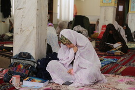 مراسم اعتکاف دانشجویی در مسجد دانشگاه محقق اردبیلی