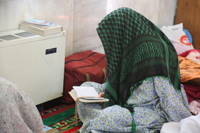 مراسم اعتکاف دانشجویی در مسجد دانشگاه محقق اردبیلی