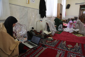 مراسم اعتکاف دانشجویی در مسجد دانشگاه محقق اردبیلی