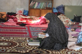 مراسم اعتکاف دانشجویی در مسجد دانشگاه محقق اردبیلی