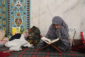 مراسم اعتکاف دانشجویی در مسجد دانشگاه محقق اردبیلی