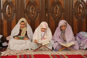 مراسم اعتکاف دانشجویی در مسجد دانشگاه محقق اردبیلی