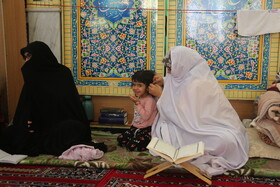 مراسم اعتکاف دانشجویی در مسجد دانشگاه محقق اردبیلی