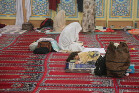 مراسم اعتکاف دانشجویی در مسجد دانشگاه محقق اردبیلی