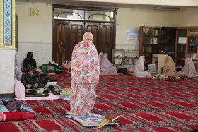 مراسم اعتکاف دانشجویی در مسجد دانشگاه محقق اردبیلی