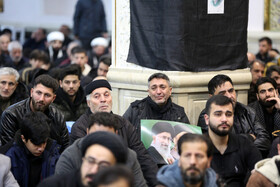 تجمع سوگواران رهبر شهید انقلاب در مصلی اردبیل