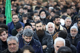 تجمع سوگواران رهبر شهید انقلاب در مصلی اردبیل