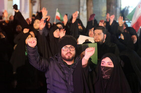 مراسم عزاداری در سوگ رهبر شهید - اردبیل