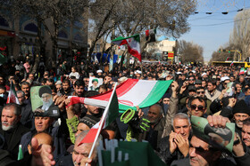 راهپیمایی مردم اردبیل در انزجار از جنایات آمریکا و رژیم صهیونیستی