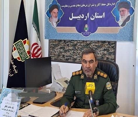 سرهنگ علی حبیبزاده، مدیرکل حفظ آثار و نشر ارزشهای دفاع مقدس و مقاومت استان اردبیل هنر، روایت اصیل ملت ایران را به گوش جهان میرساند