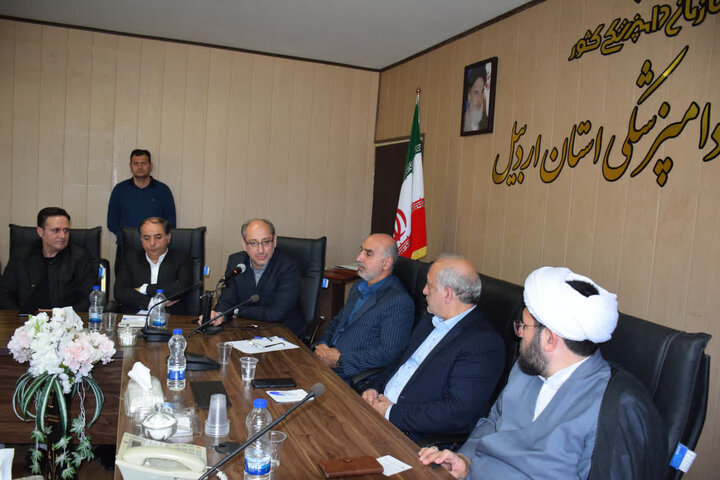 تودیع و معارفه مدیرکل دامپزشکی استان اردبیل کنترل بیماریهای دام و طیور و تضمین سلامت مواد غذایی، هدف سازمان دامپزشکی است