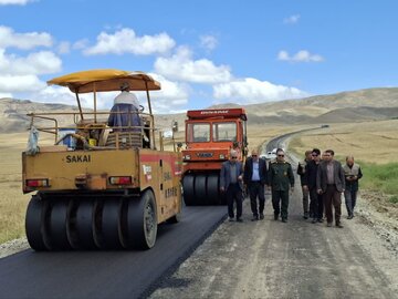  پایان انتظار اهالی بخش مرادلو؛ محور روستایی «صلوات - نصیرکندی» مشگین‌شهر آسفالت شد