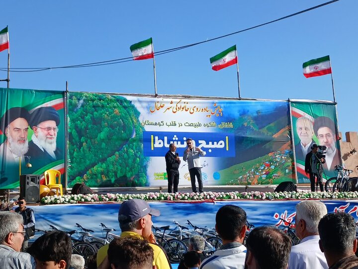خلخال میزبان همایش پیاده‌روی خانوادگی/تأکید رئیس فدراسیون ورزش‌های همگانی بر نهادینه‌سازی
