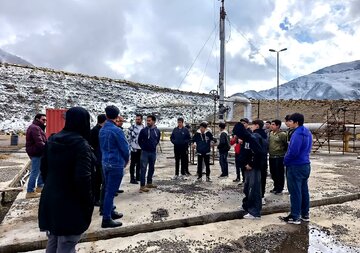 بازدید جوانان مشگین‌شهر از نیروگاه زمین‌گرمایی سبلان