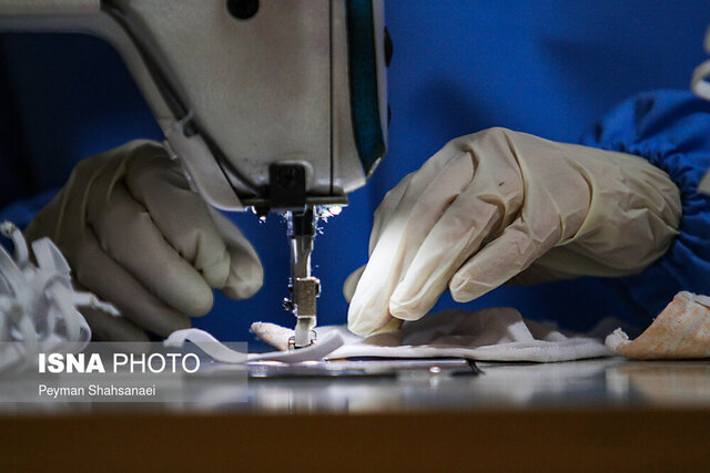 کارگاه تولید ماسک در بیرجند راه‌اندازی شد