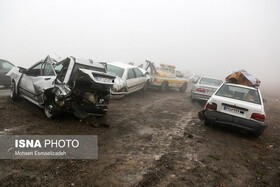 بی احتیاطی، سبب وقوع تصادف زنجیره‌ای در محور نهبندان - بیرجند شد