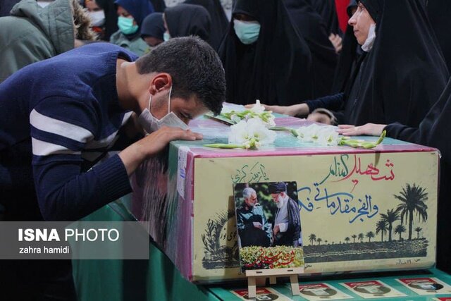 وداع با شهدای گمنام ـ بیرجند