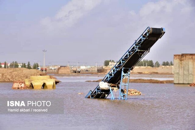 سیل و آبگرفتگی در خراسان جنوبی 