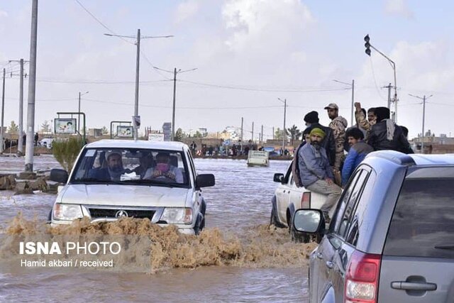 سیل و آبگرفتگی در خراسان جنوبی 