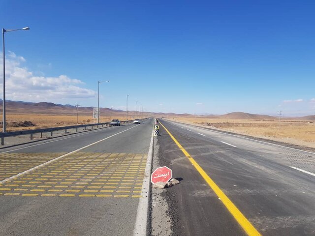 ۶ کیلومتر باند دوم محور بیرجند - سربیشه زیر بار ترافیکی رفت 