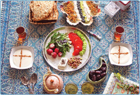 توصیههای غذایی برای مع