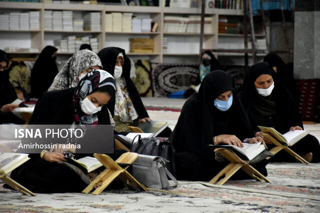 جزء خوانی قرآن کریم ماه مبارک رمضان- بیرجند