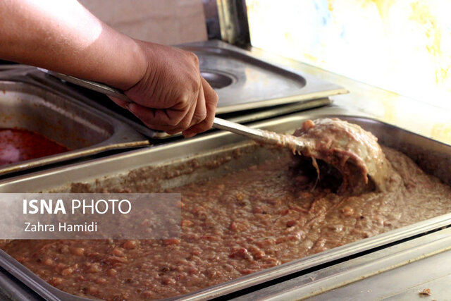 پخت حلیم  در ماه رمضان
