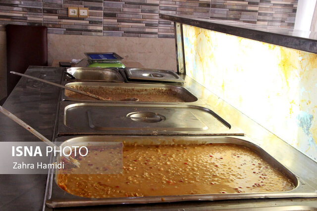پخت حلیم  در ماه رمضان