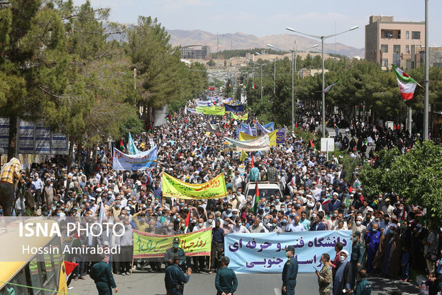 راهپیمایی روز قدس در بیرجند / ۱