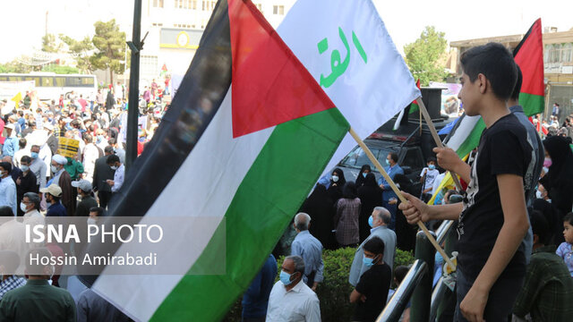 راهپیمایی روز قدس در بیرجند / ۲