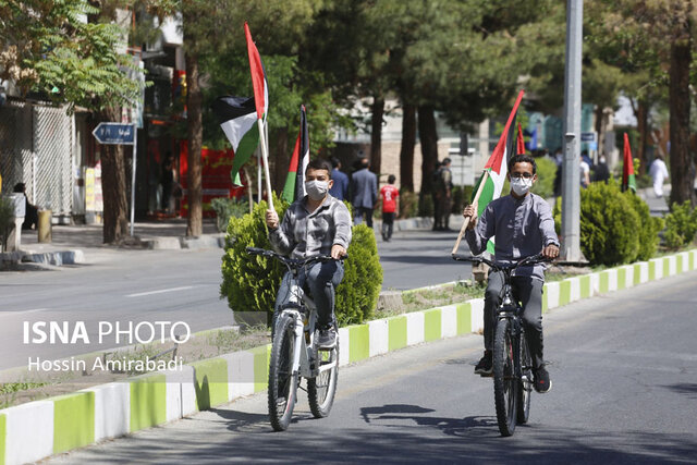 راهپیمایی روز قدس در بیرجند / ۲