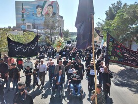 پیکر شهید " حسین یوسفی" در بیرجند تشییع شد