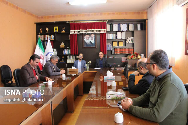 حضور سرپرست جهاددانشگاهی خراسان جنوبی در جمع کارکنان 