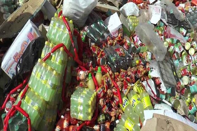 معدوم سازی بیش از ۱۵ تن موادغذایی و بهداشتی غیرمجاز طی امسال در خراسان شمالی